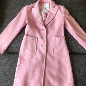Banana Republic Pink Wool Coat